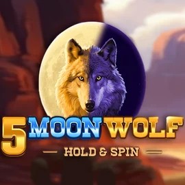 Official Slots logo: 5 Moon Wolf by Apparat Gaming at Casinoly Casino