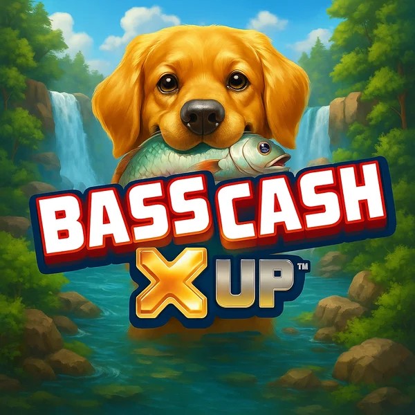 Bass Cash X UP game by Alchemy Gaming – logo hosted on Casinoly Casino