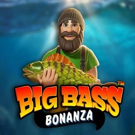 Big Bass Bonanza online game logo by Pragmatic Play on casinolycasino.eu
