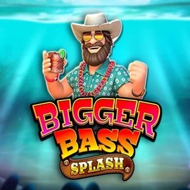 Bigger Bass Splash slot logo by Pragmatic Play at Casinoly Casino