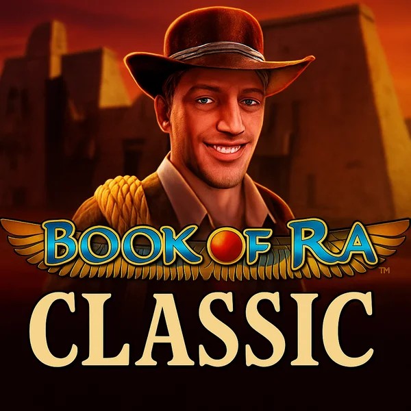 Book of Ra Classic by Novomatic, showcased at casinolycasino.eu – game logo