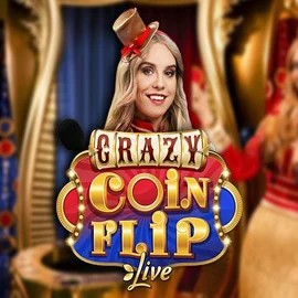 Crazy Coin Flip by Evolution, showcased at casinolycasino.eu – game logo