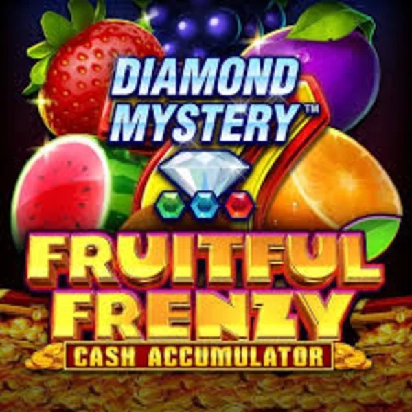 Diamond Mystery Fruitful Frenzy Cash Accumulator by Greentube, showcased at casinolycasino.eu – game logo