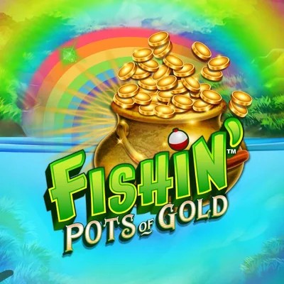 Fishin Pots Of Gold by Gameburger Studios, showcased at casinolycasino.eu – game logo
