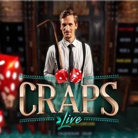 Live Craps logo – Live Casino by Evolution at Casinoly Casino