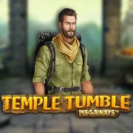 Temple Tumble Megaways online game logo by Relax Gaming on casinolycasino.eu